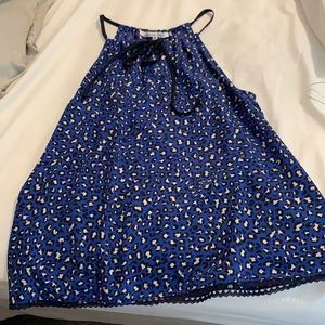 Blue Cheetah Tank Top